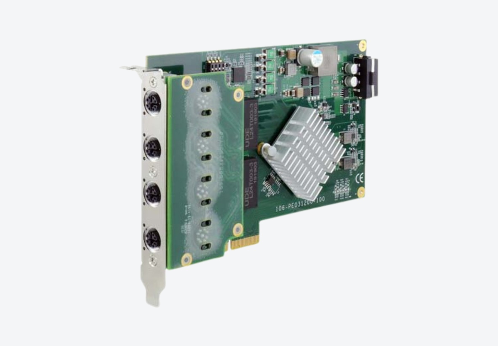 Neousys | PCIe-PoE312M: 4-Port Server-Grade Gigabit 802.3at PoE+ Card